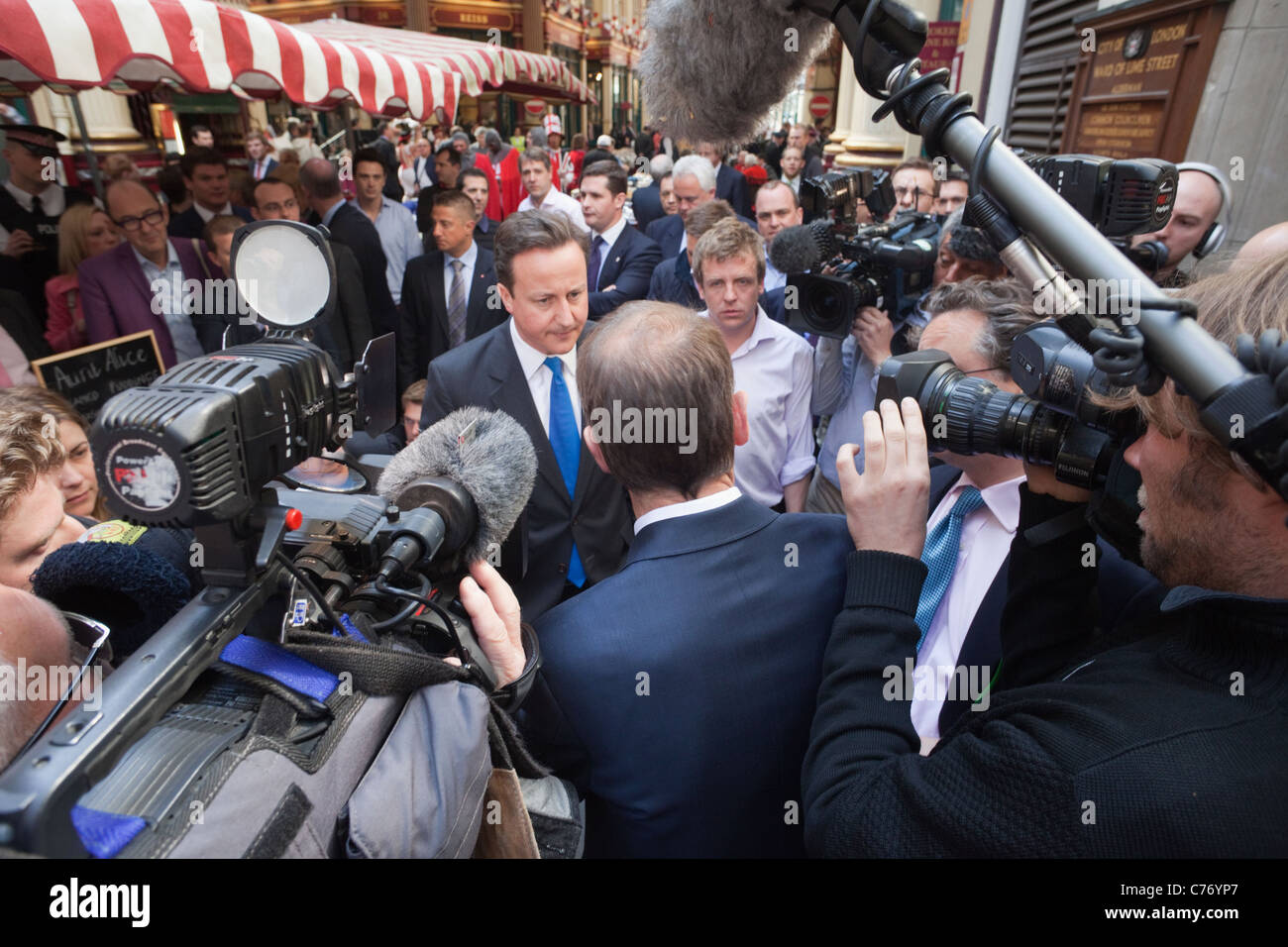 Inglaterra, Londres, el Primer Ministro británico, David Cameron Foto de stock