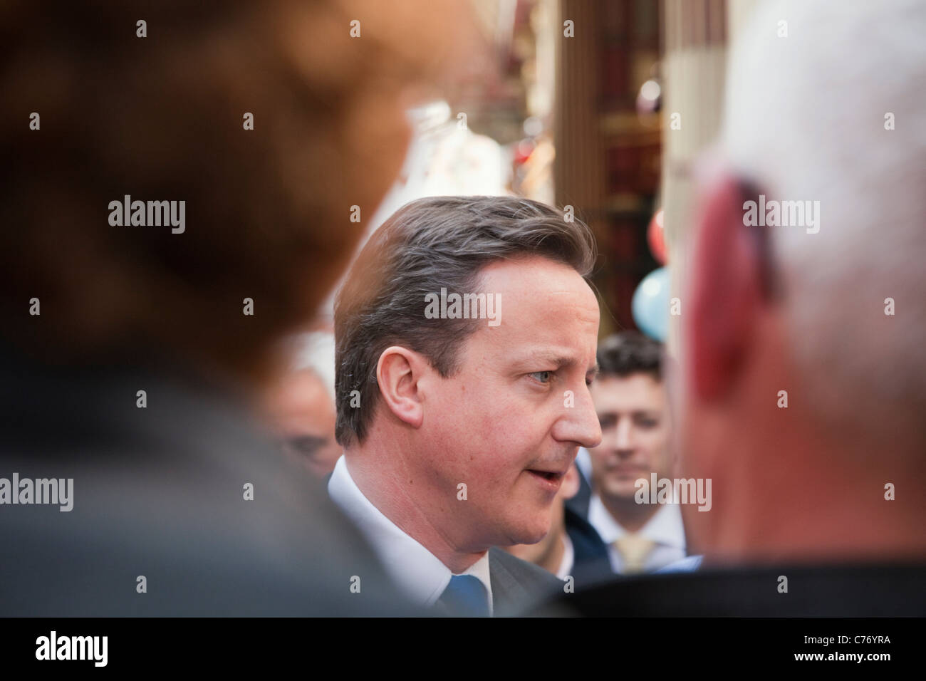 Inglaterra, Londres, el Primer Ministro británico, David Cameron Foto de stock