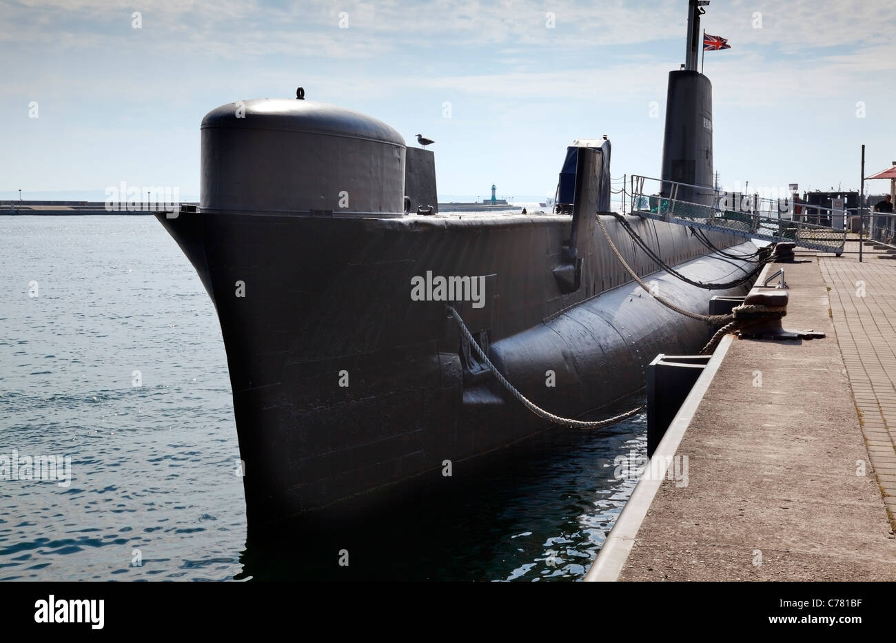 U-Boat Museum, Sassnitz, Ruegen, Mecklenburg Vorpommern, Alemania Foto de stock