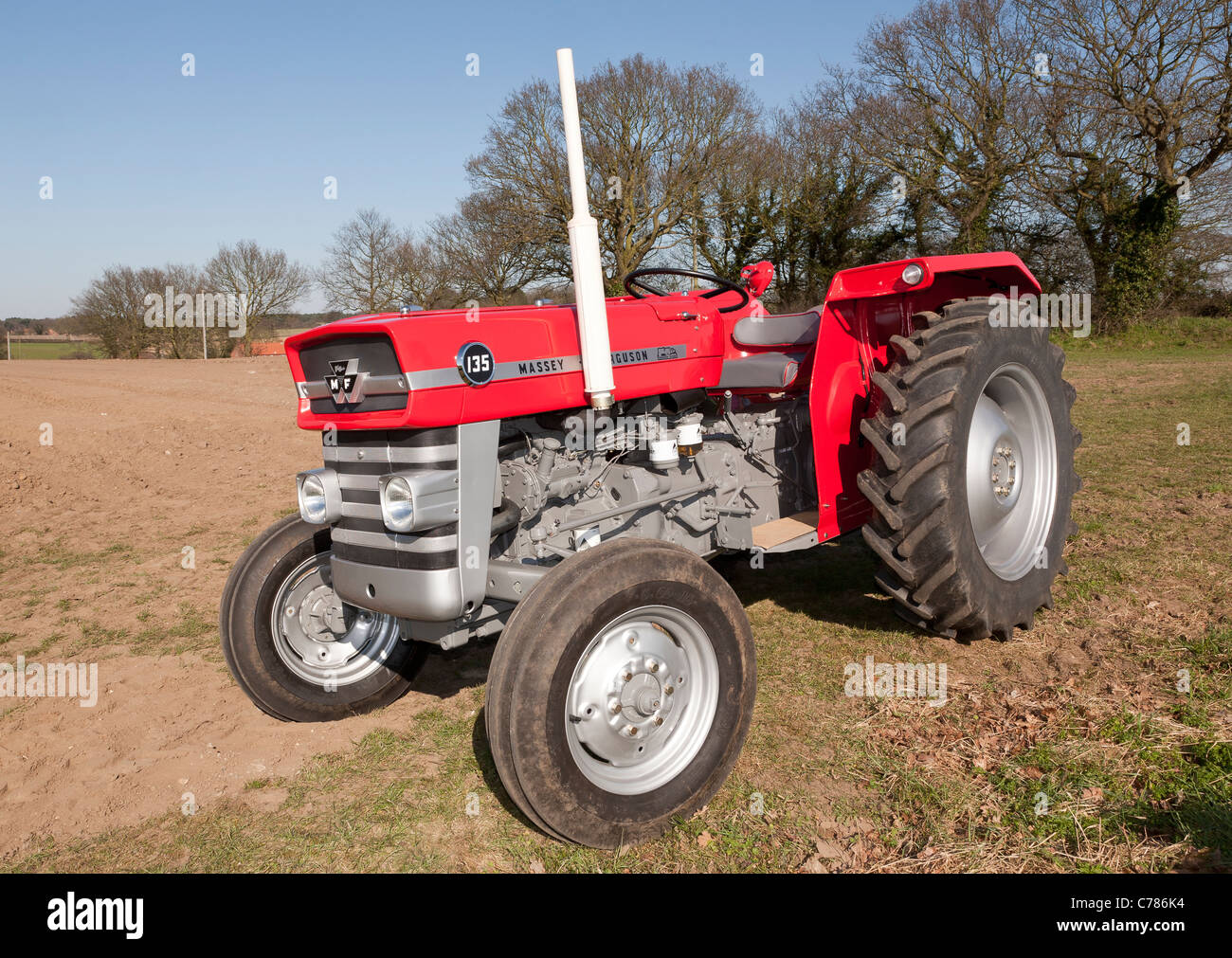 Un tractor Ferguson vintage Foto de stock