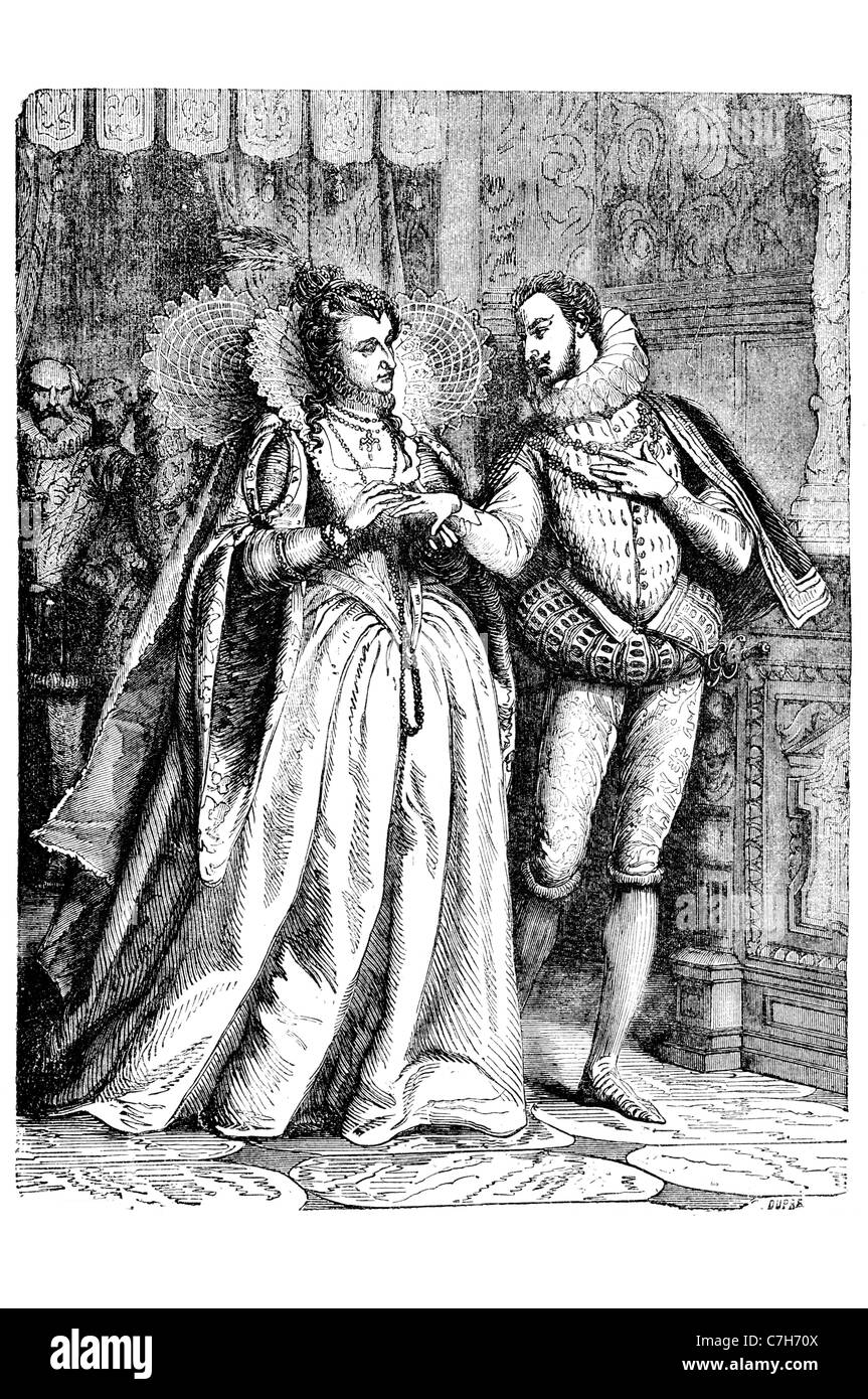 Elizabeth I monarca consejo tribunal asesor político del Parlamento política pretendientes la Virgen Reina Gloriana Bueno Bess monarc Foto de stock