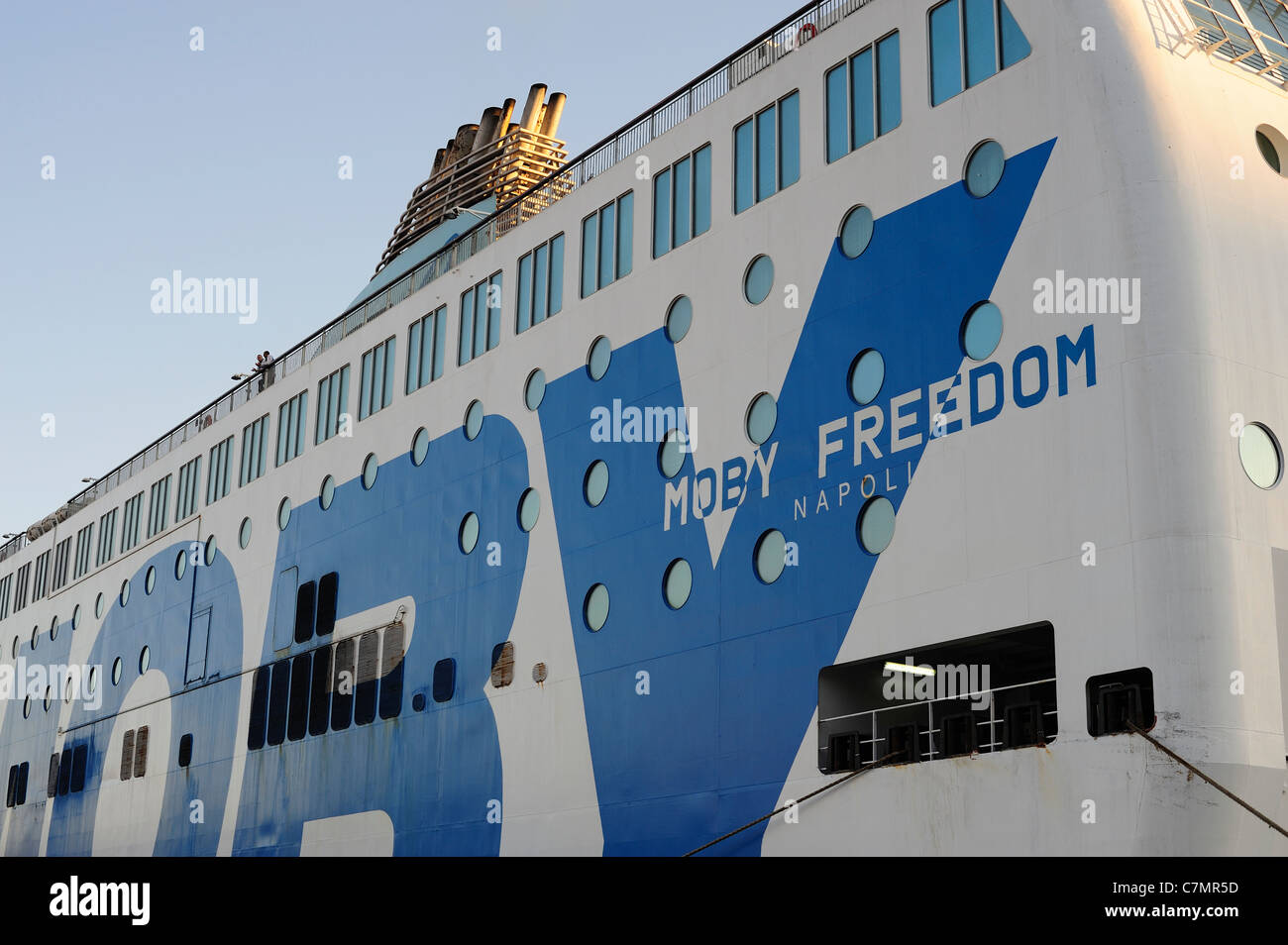 Moby Libertad Ferry Foto de stock