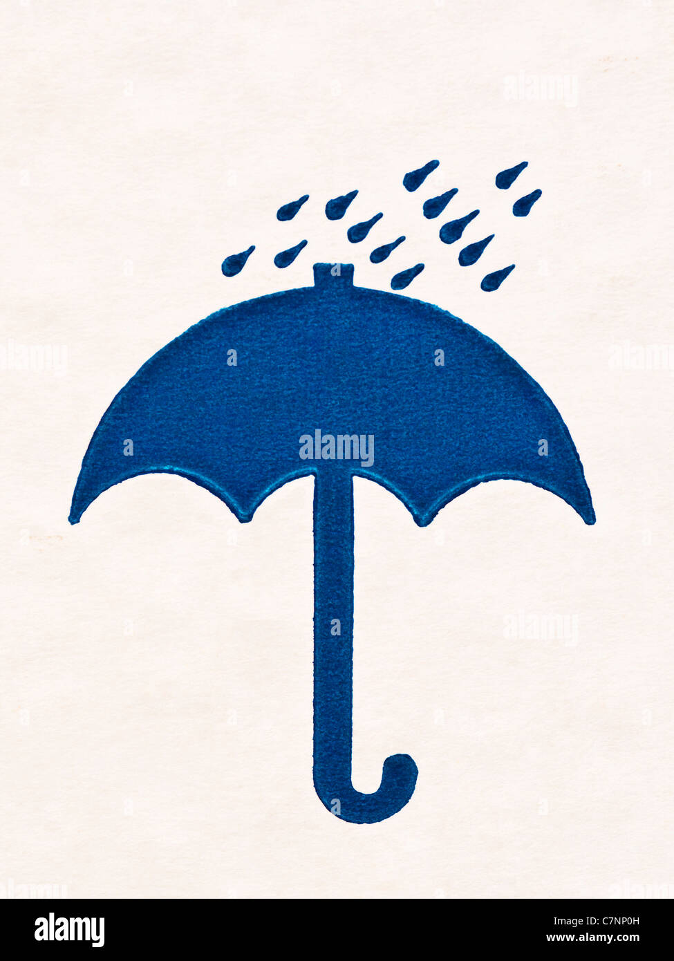 Internacional / lluvia impreso el logotipo en envases cartón - Francia Fotografía de stock - Alamy