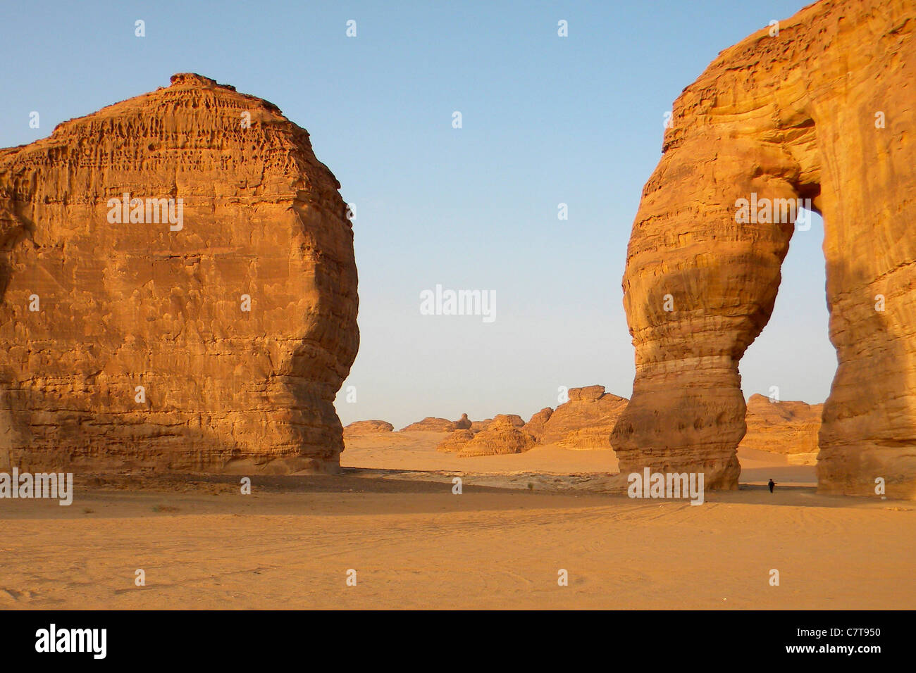Arabia Saudita, Al Ula elephant rock Foto de stock