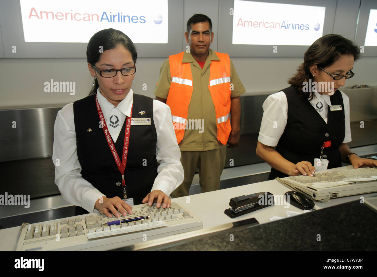 Managua Nicaragua,Augusto C. Sandino Aeropuerto Internacional,Aeropuerto  Internacional,MGA,aviación,American Airlines,aerolínea,mostrador,agencia de  boletos,equipaje Fotografía de stock - Alamy