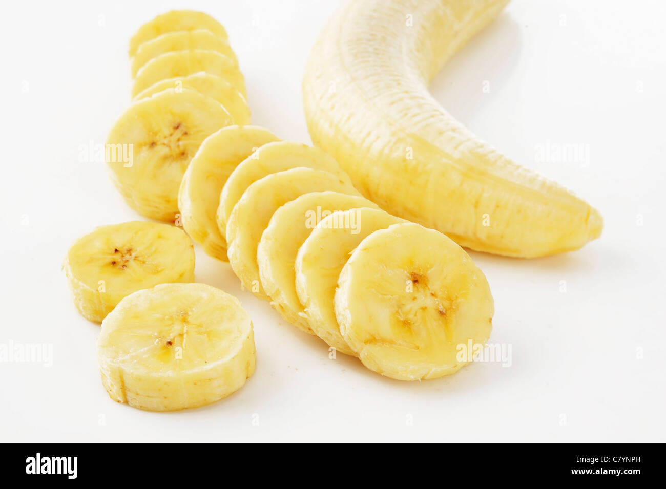 Plátano en antecedentes Foto de stock
