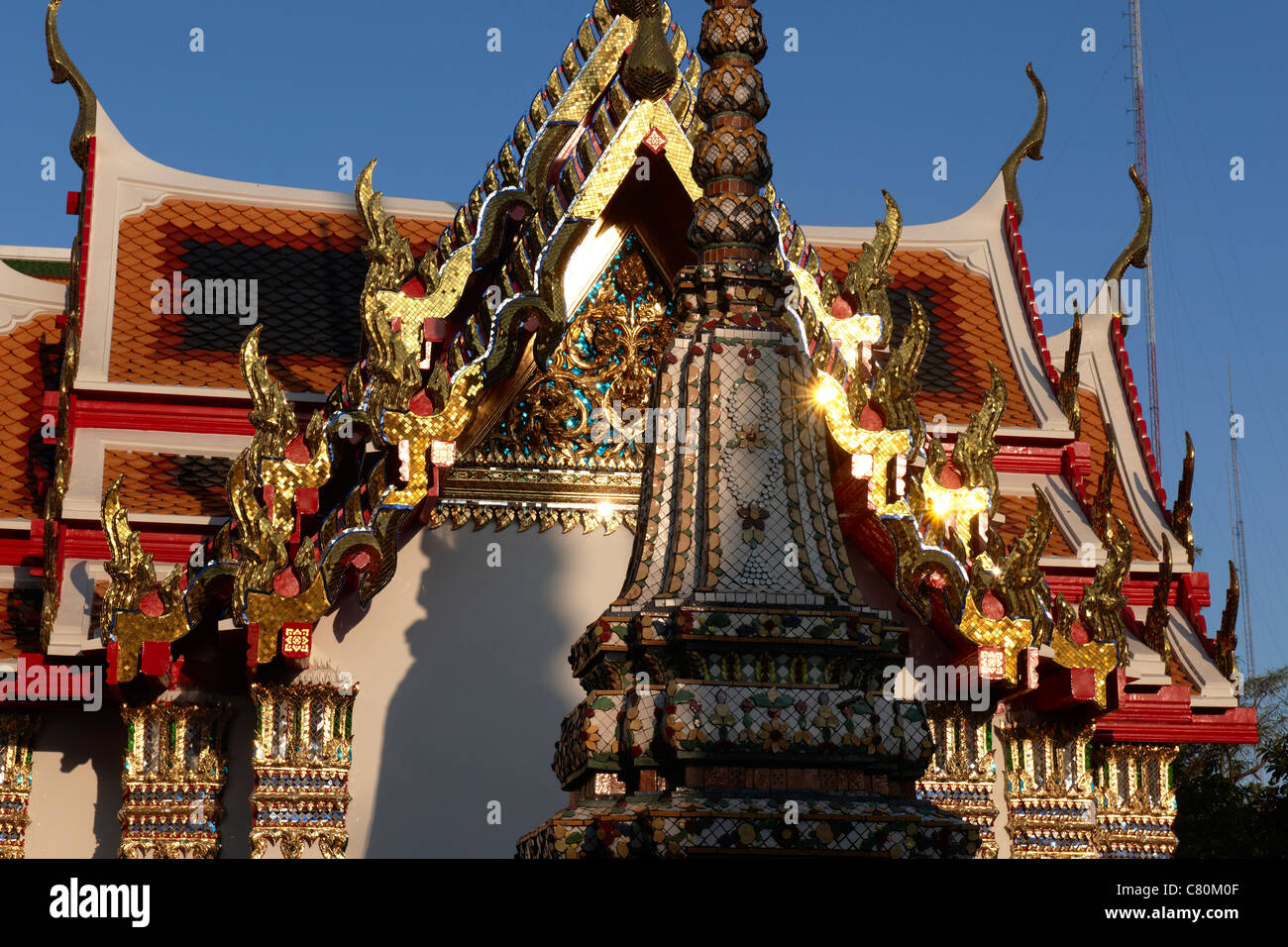 Tailandia, Bangkok, Wat Pho, el templo budista Foto de stock