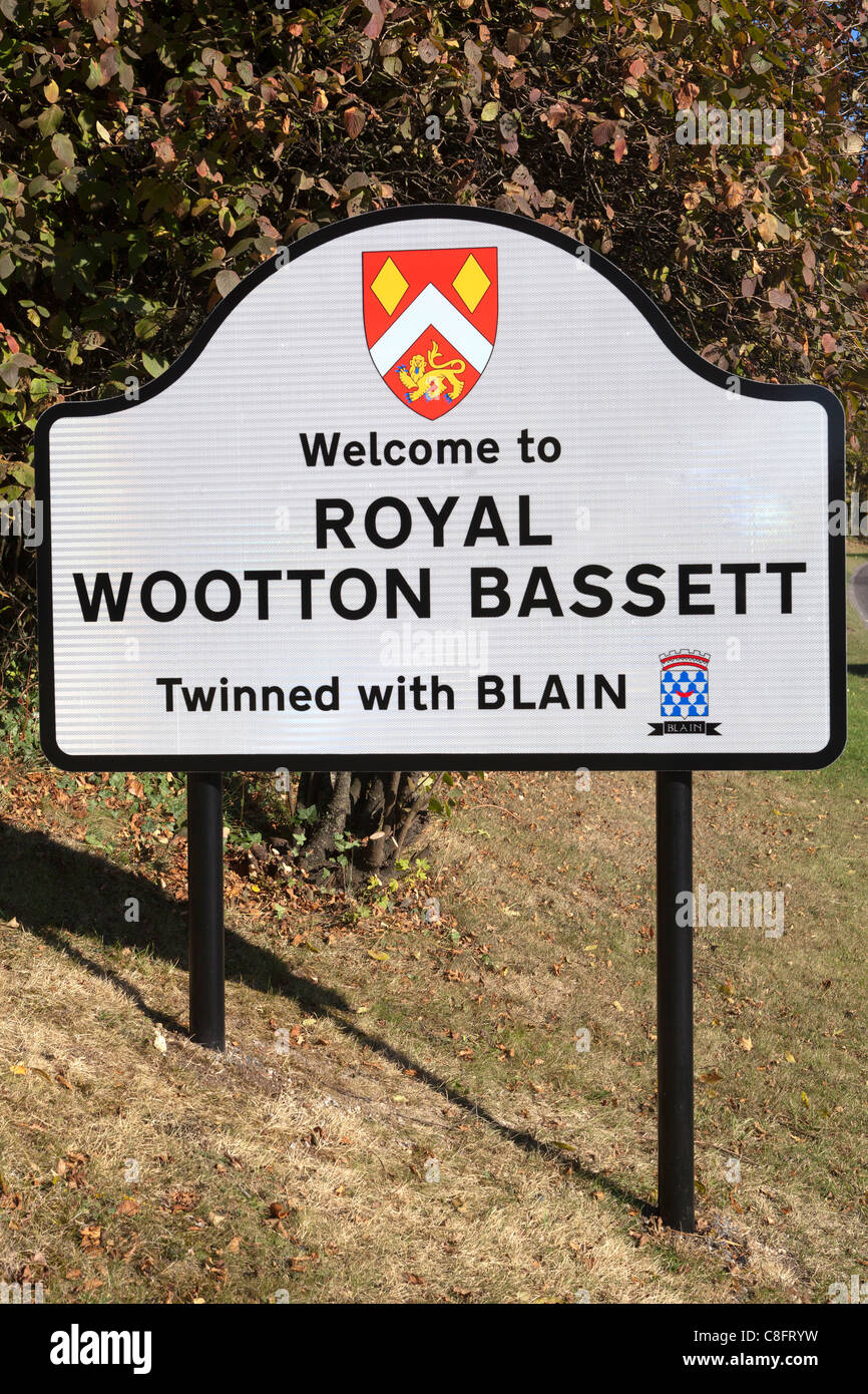 El Ayuntamiento de la Ciudad Vieja Royal Wootton Bassett Foto de stock