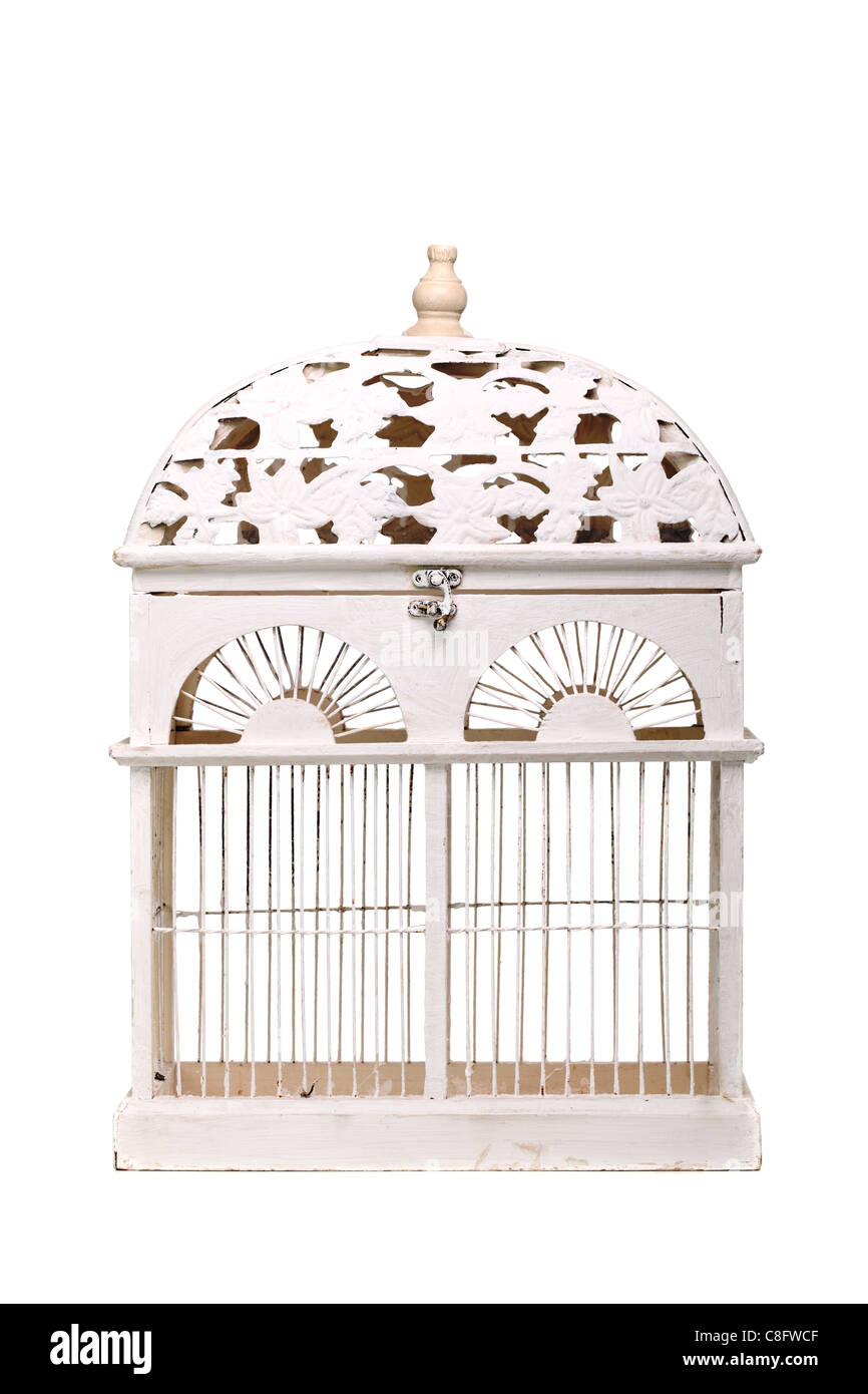 Antigua jaula de pájaros Imágenes recortadas de stock - Alamy
