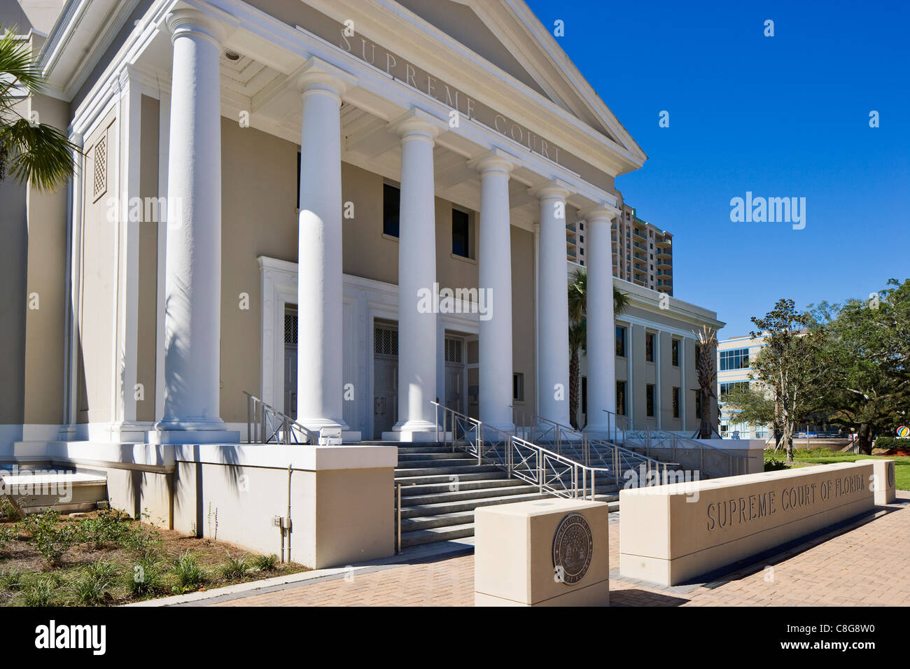 El Tribunal Supremo del Estado de Florida, edificio, Tallahassee, Florida, EE.UU. Foto de stock