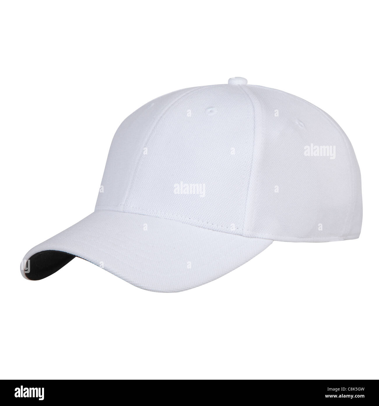 Gorra blanca Foto de stock