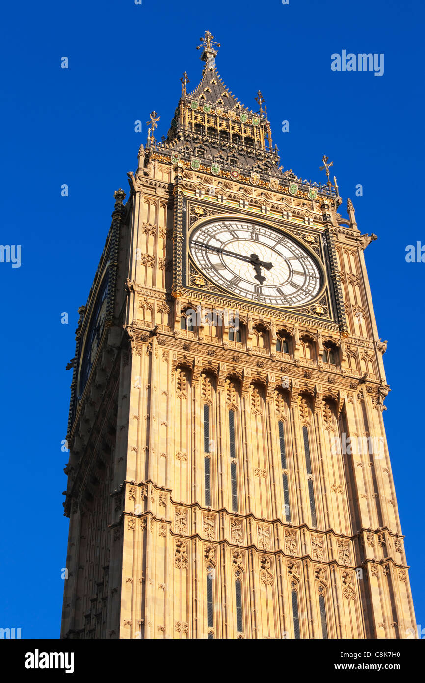 El Big Ben, Westminster, Londres, Inglaterra Foto de stock