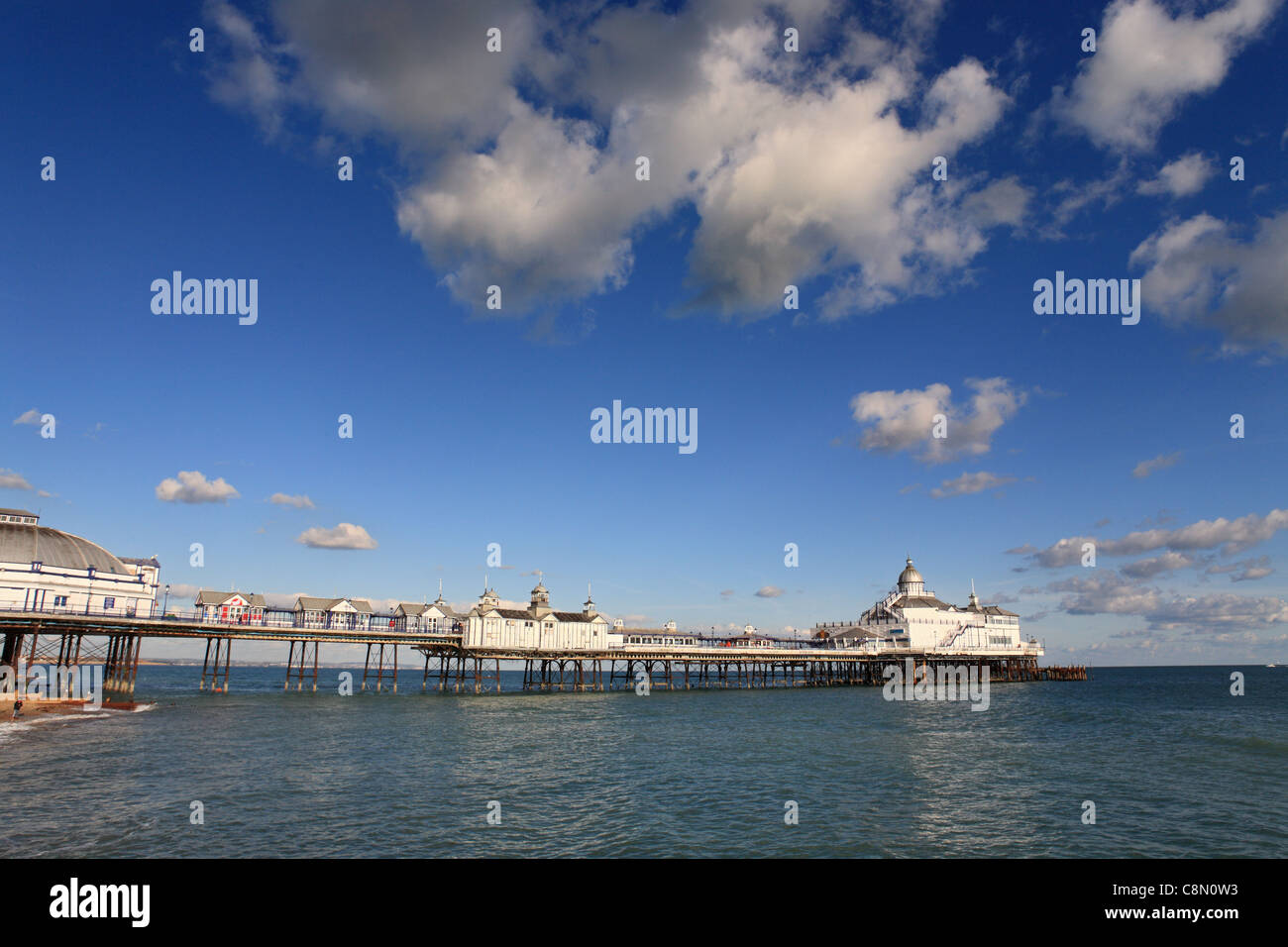 Muelle de Eastbourne, East Sussex, Inglaterra, Reino Unido. Foto de stock