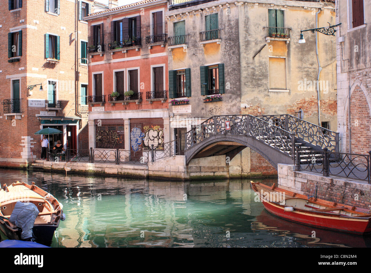 Sestiere di Santa Croce, Venecia, Italia Foto de stock