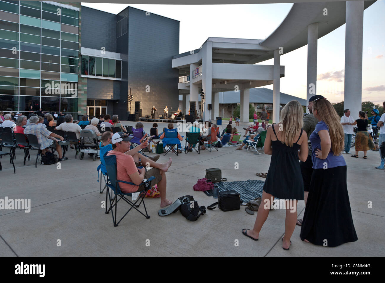 Concierto, Long Center for the Performing Arts Foto de stock