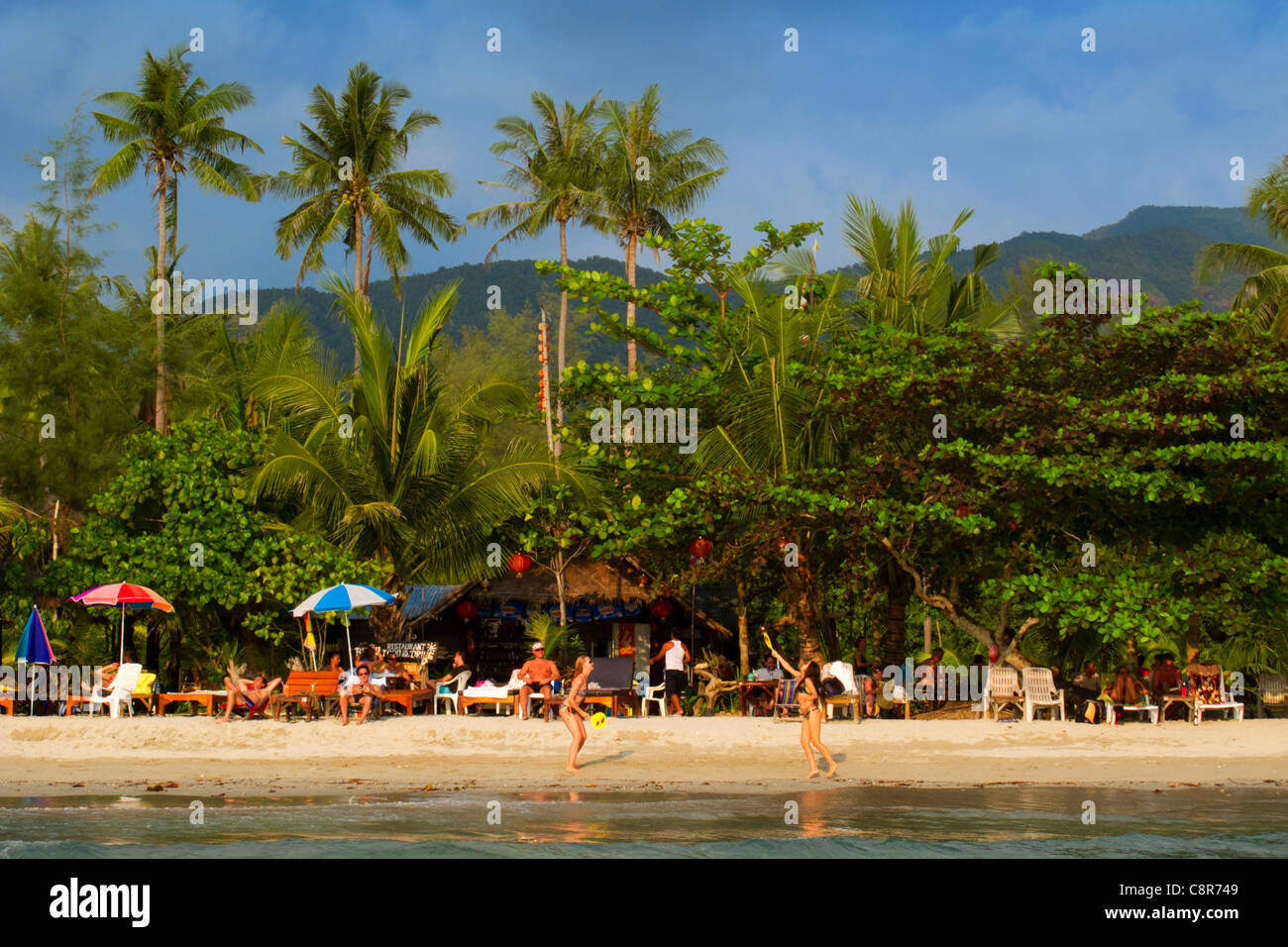 La playa de Klong Prao, Koh Chang, Tailandia Foto de stock