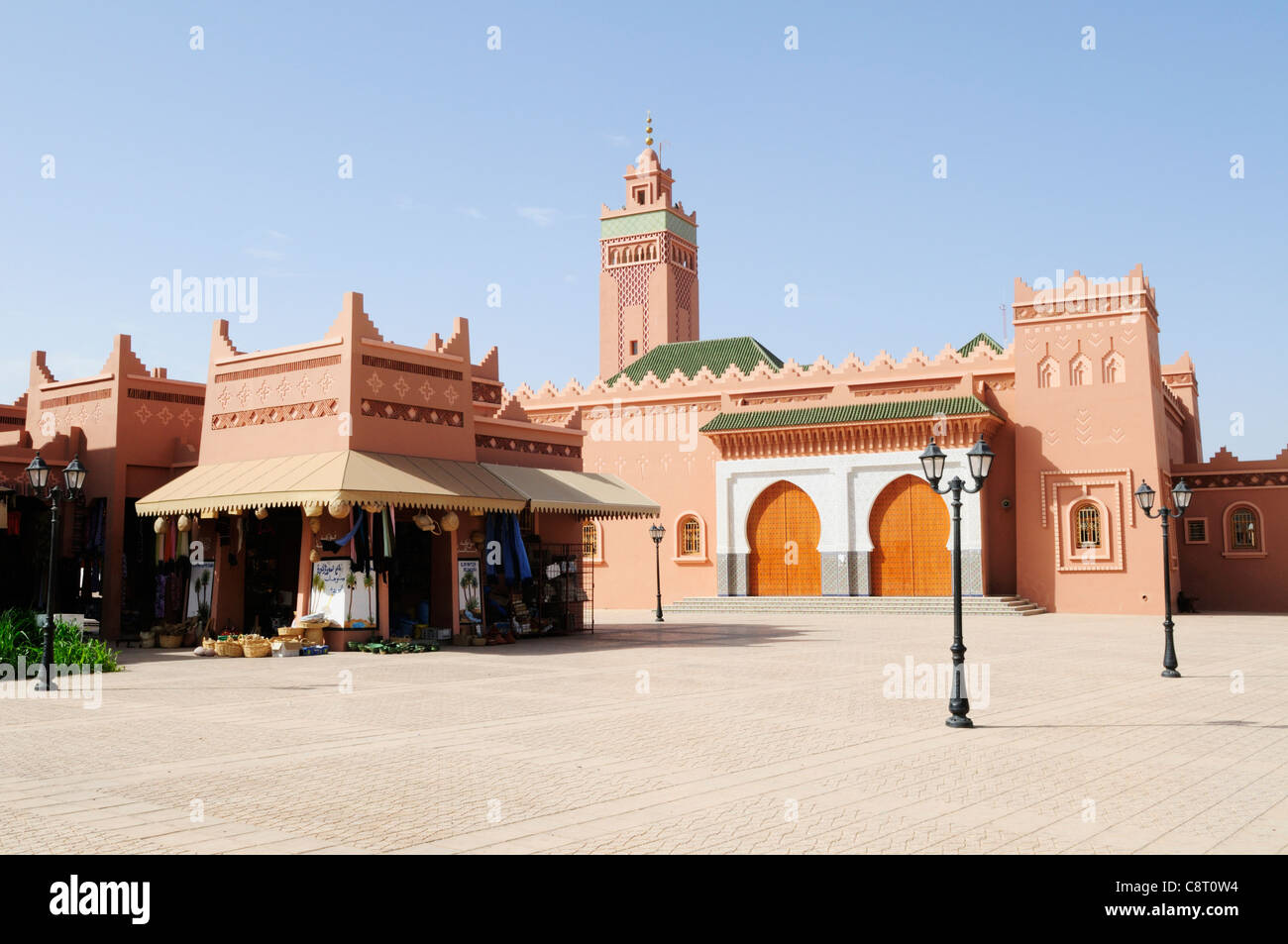 La Gran Mezquita, Zagora, Región del Valle de Draa Marruecos Foto de stock