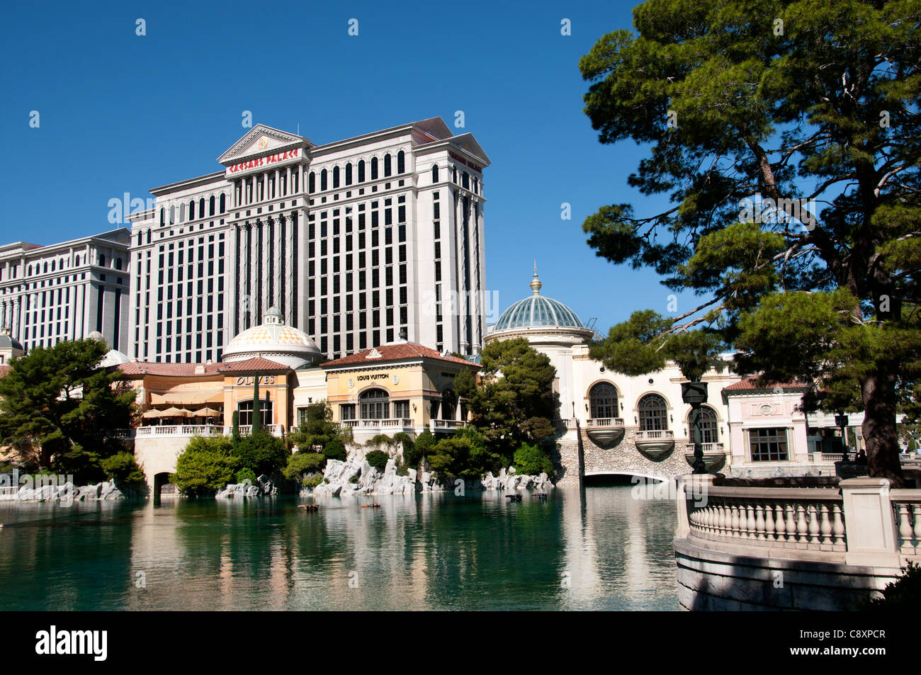 Césares. Palace en Las Vegas, la capital mundial del juego de Nevada de los Estados Unidos Foto de stock