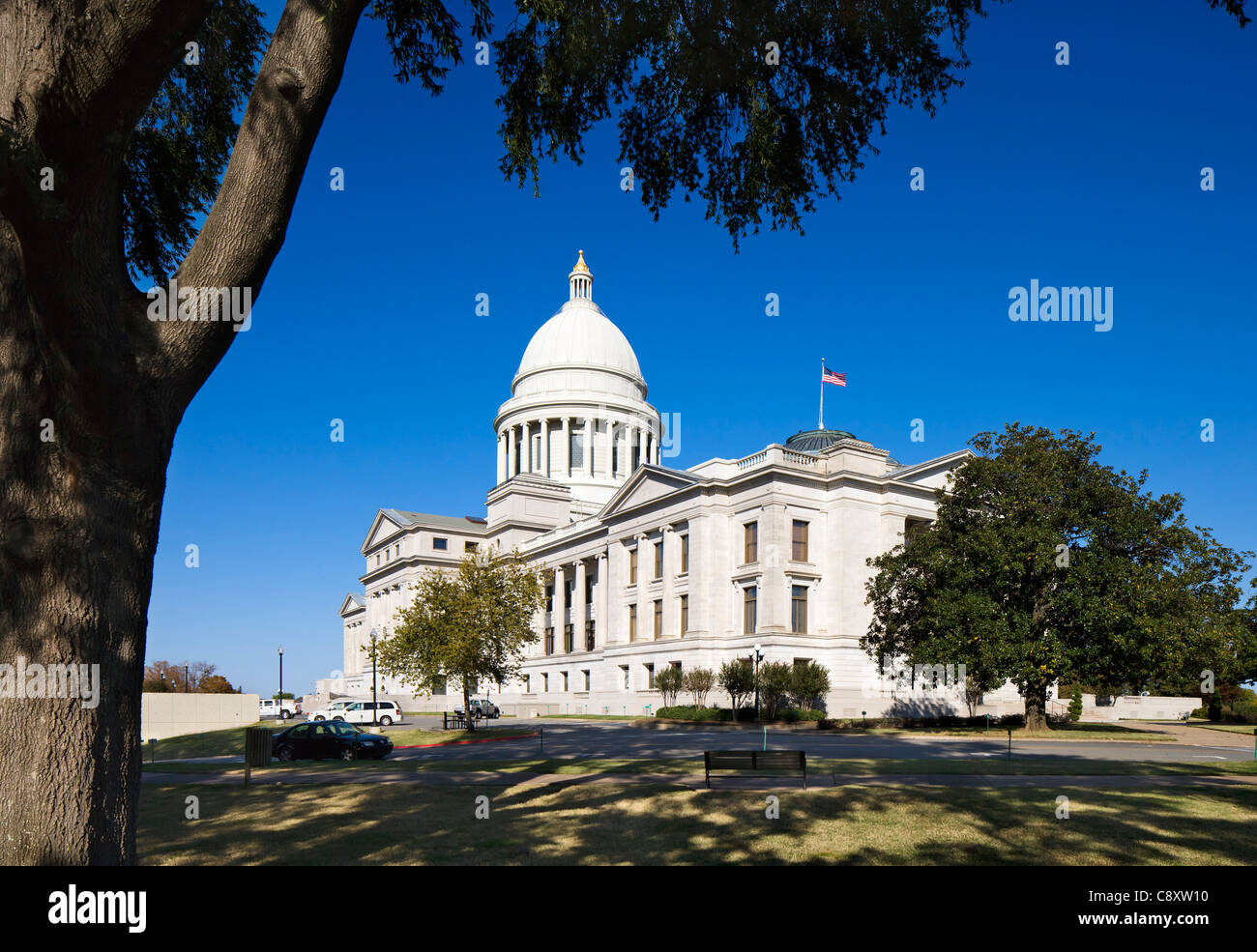 El edificio del Capitolio del estado de Arkansas, Little Rock, Arkansas, EE.UU. Foto de stock