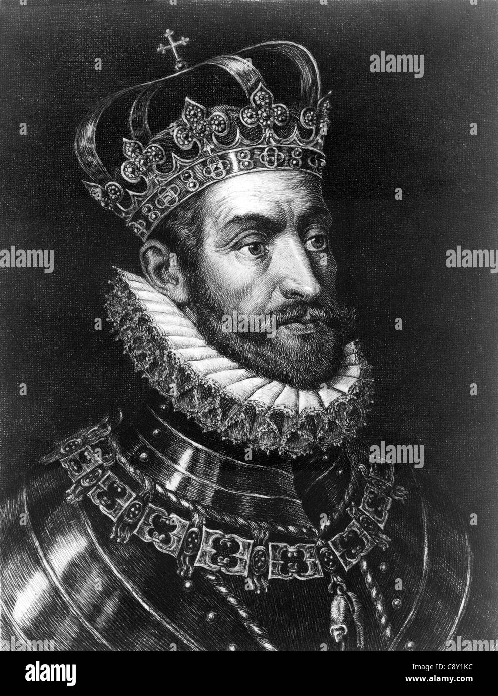 Carlos V, rey de España y emperador de Alemania Foto de stock