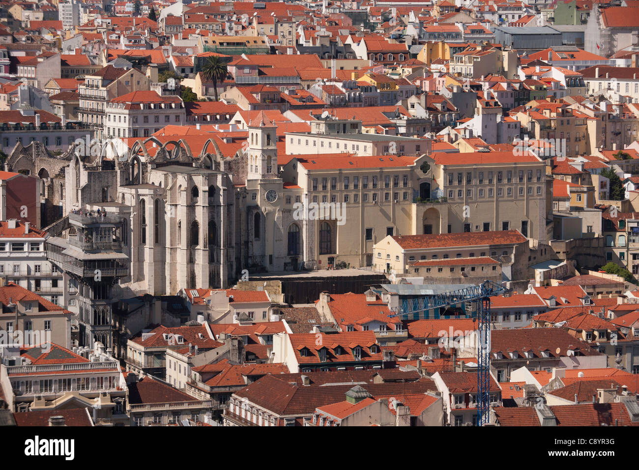 Descripción general de Lisboa, modo horizontal Foto de stock