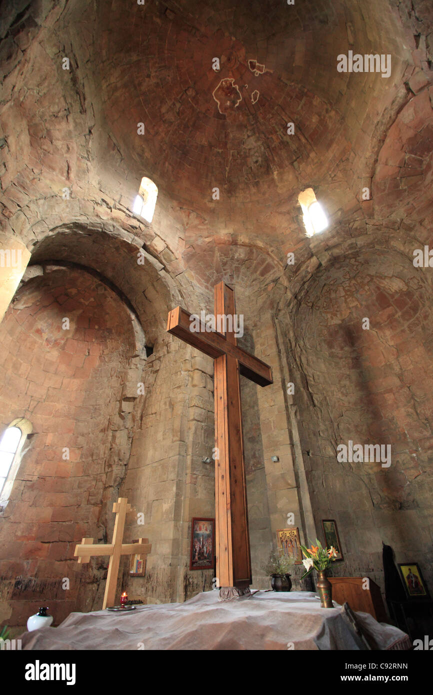 La Catedral de Svetitskhoveli ('el salón Pilar Catedral') es una catedral ortodoxa georgiana situada en el centro histórico de la ciudad de Foto de stock