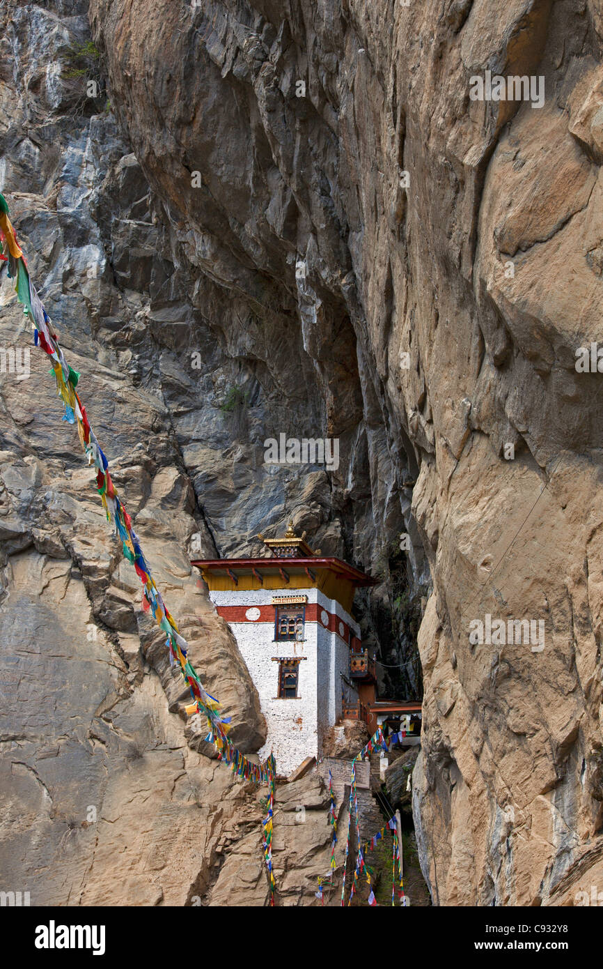La Singye Phu Lkhang un retiro de meditación. Foto de stock