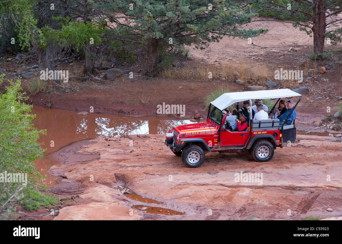 Jeep Tour de aventura Foto de stock