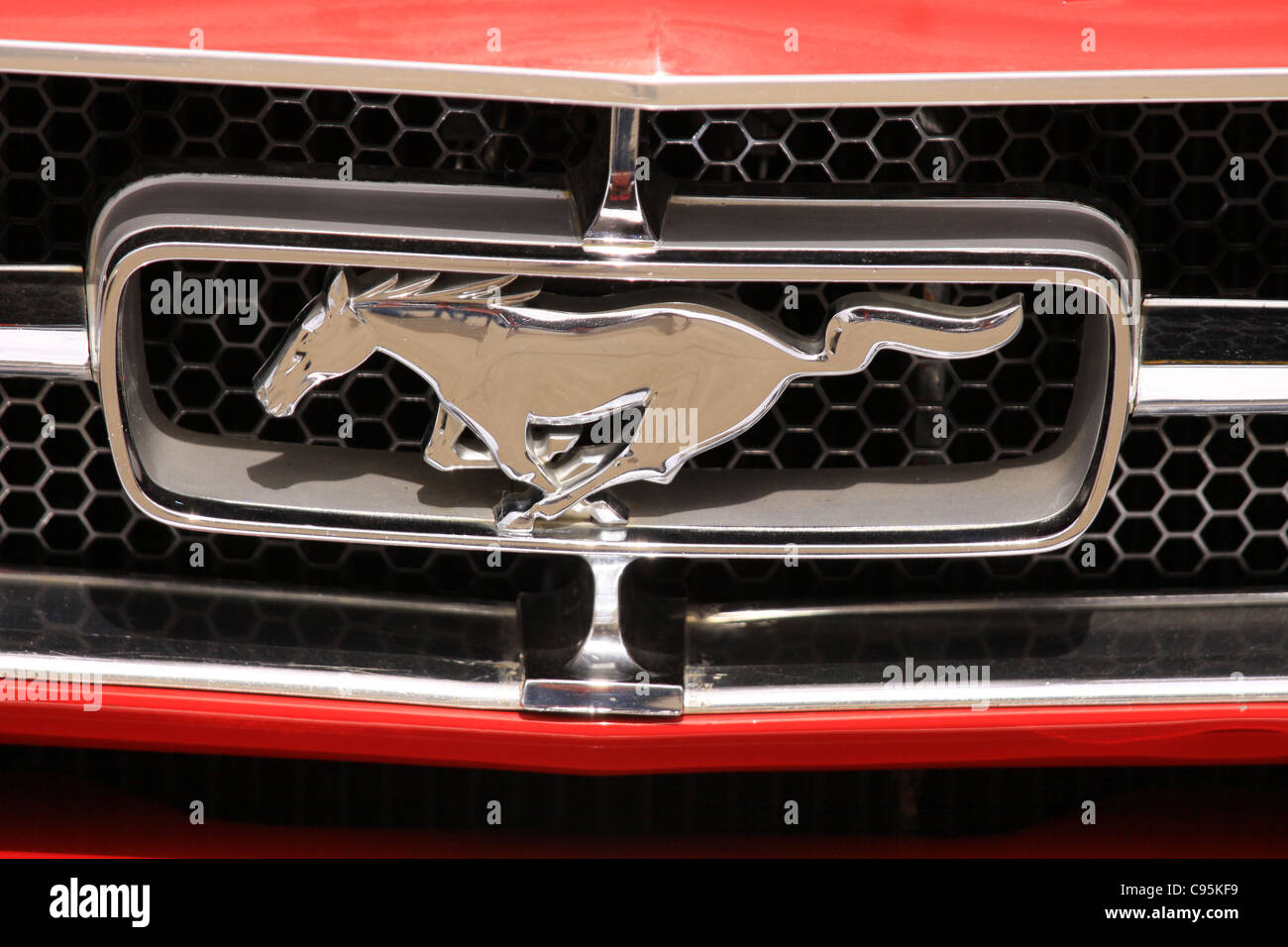 Ford Mustang emblema Foto de stock