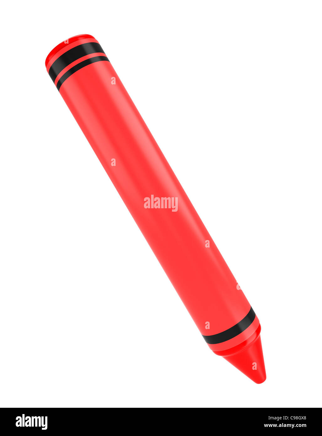 Dibujos animados de crayón rojo fotografías e imágenes de alta