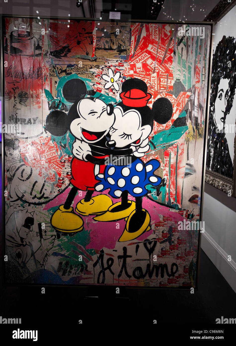 De Mickey y Minnie Mouse Foto de stock