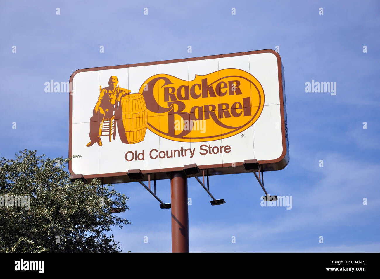 Y el Restaurante Cracker Barrel Old Country Store Foto de stock