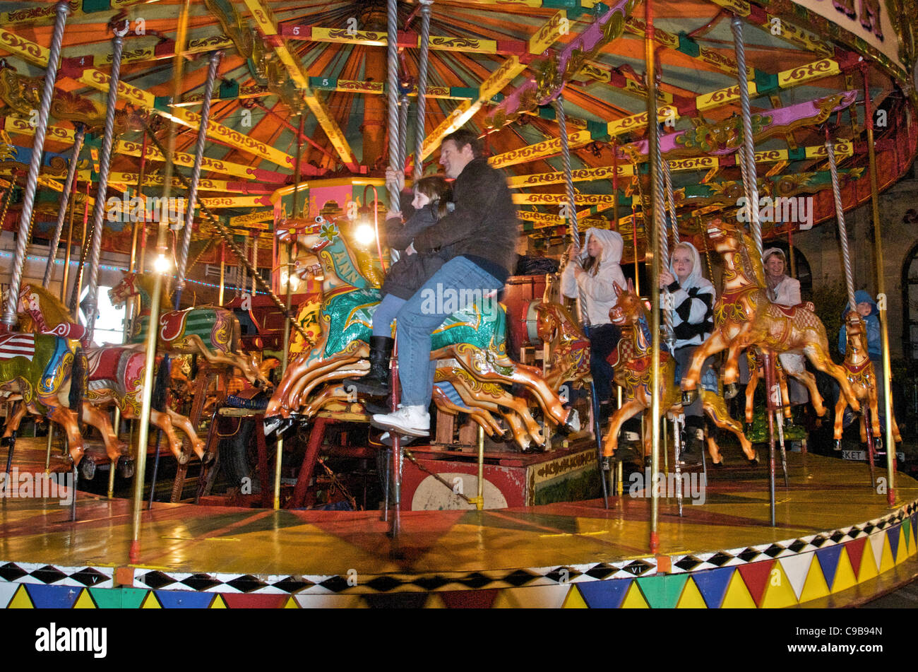 Ciudad de Petworth Fair celebrada en noviembre de cada año por cientos de años. Foto de stock