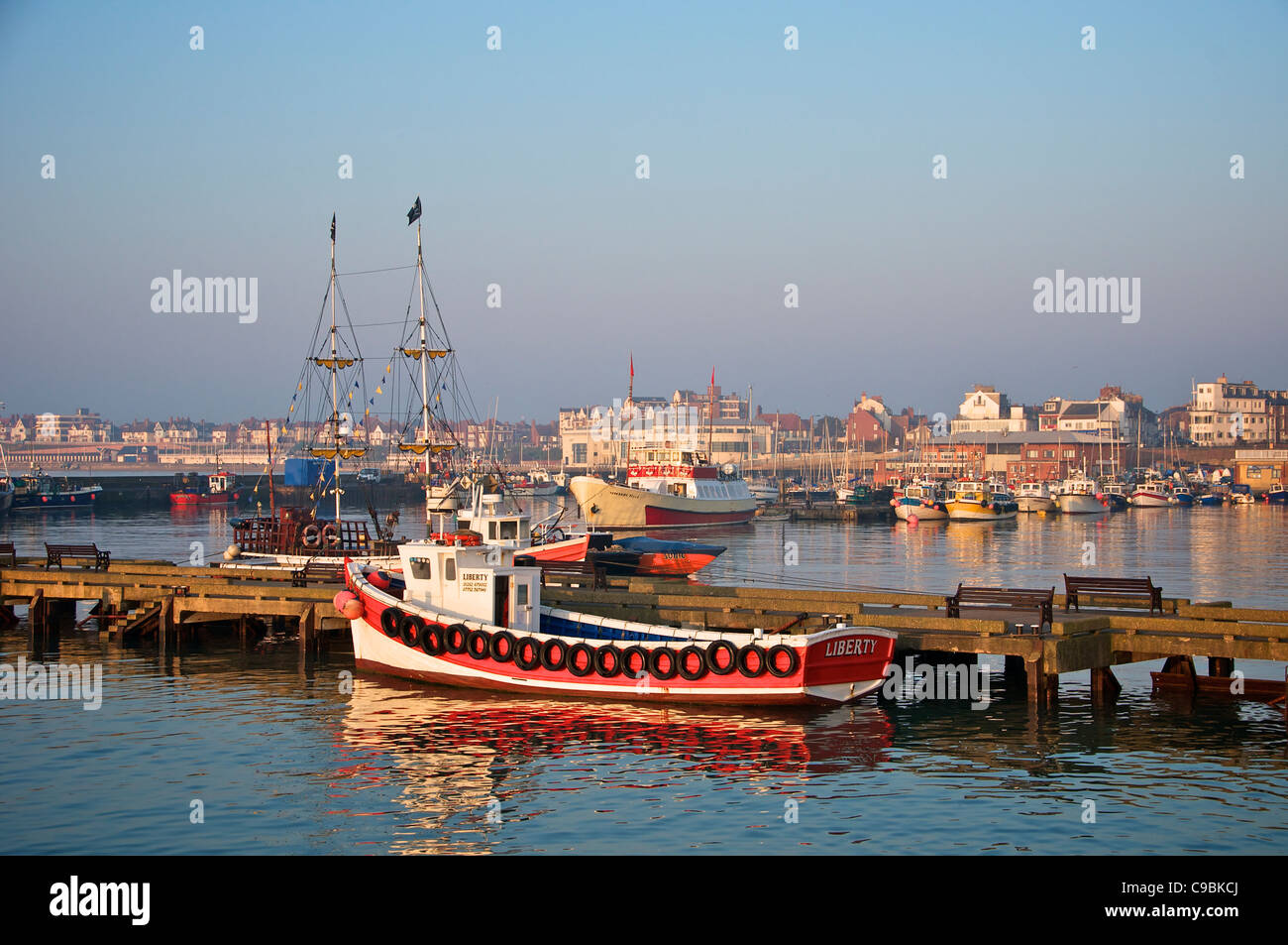 Bridlington East Riding de Yorkshire UK Puerto Puerto barcos Foto de stock