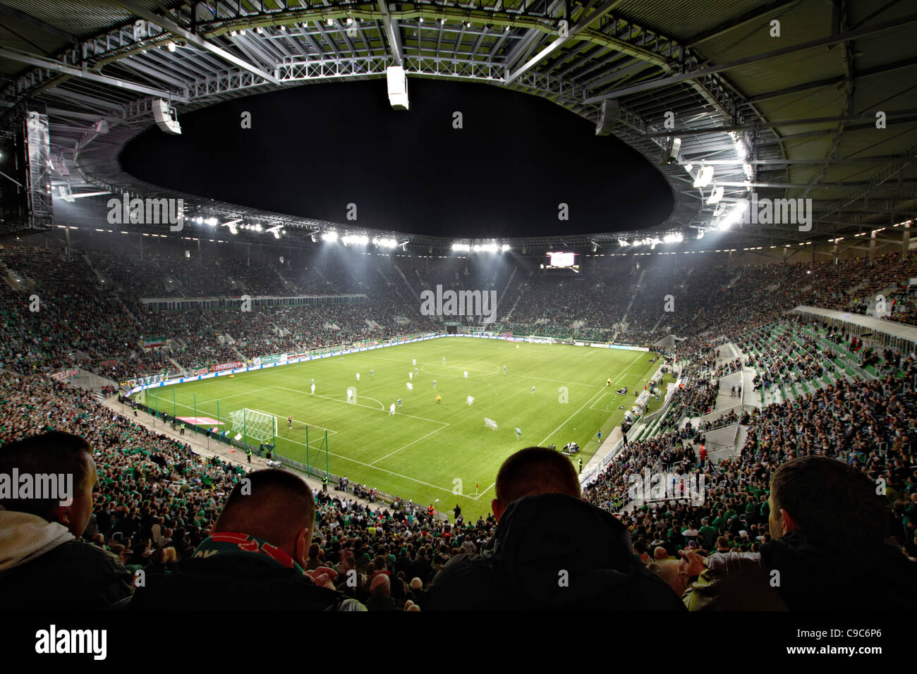 Nuevo Estadio de Wroclaw, Polonia Foto de stock