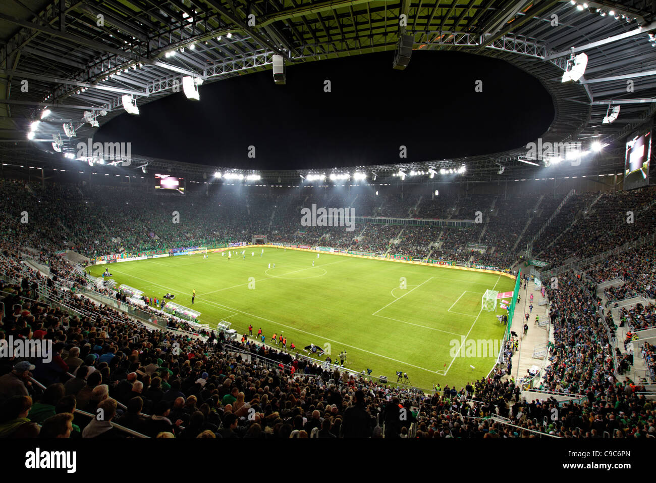 Nuevo Estadio de Wroclaw, Polonia Foto de stock