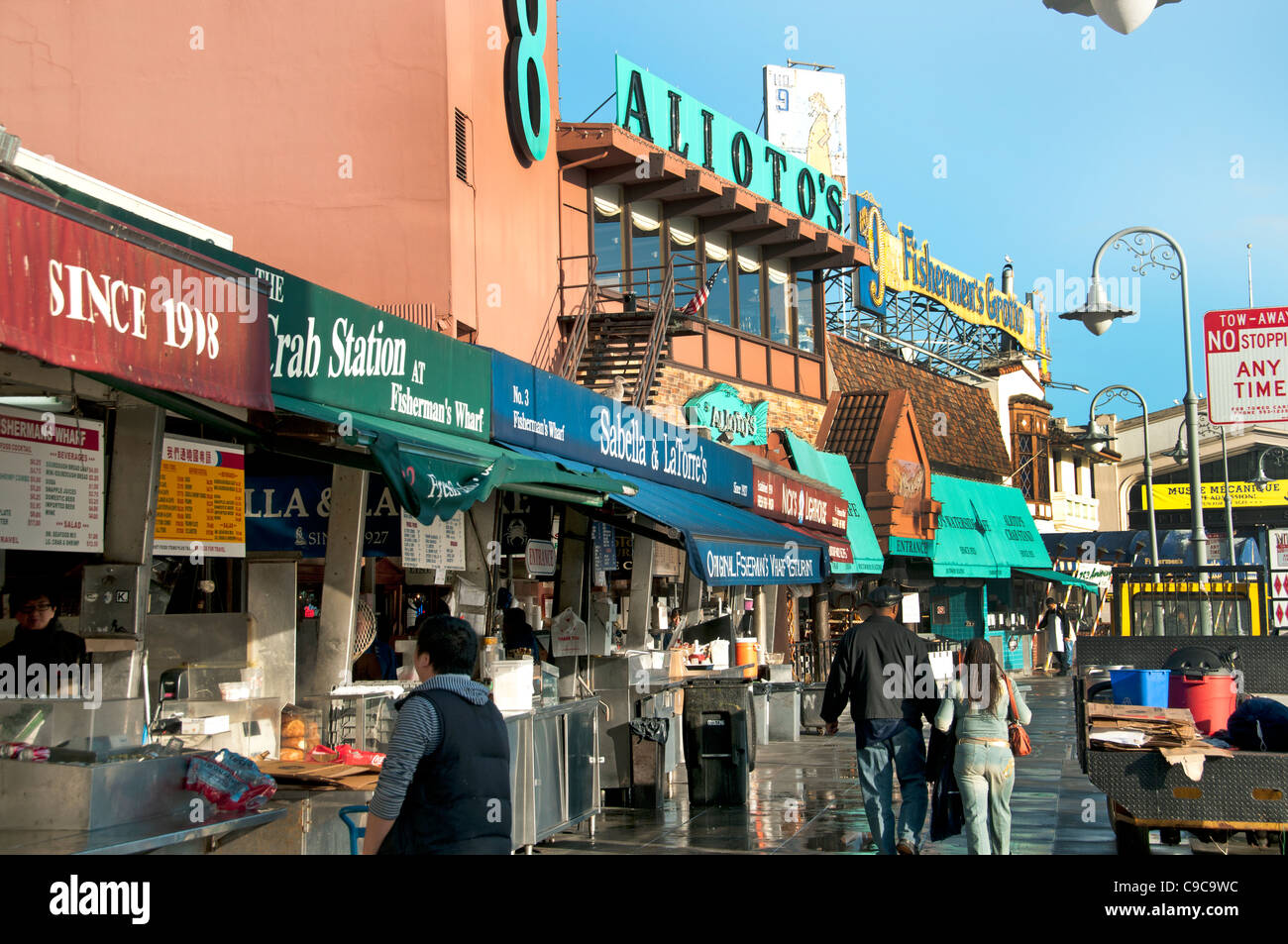 Marina Fishermans Wharf en San Francisco, California, EE.UU. Foto de stock