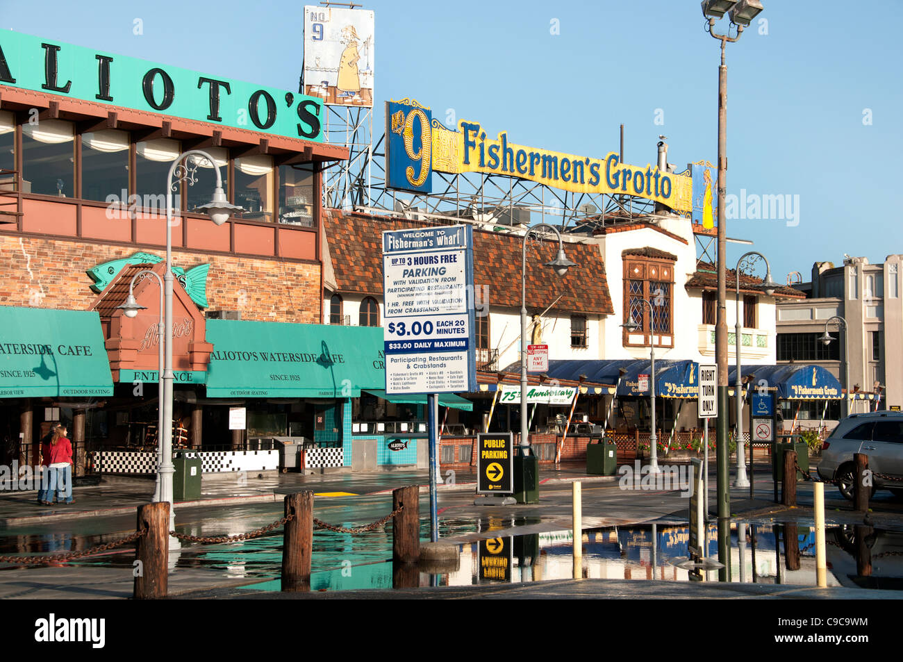 Marina Fishermans Wharf en San Francisco, California, EE.UU. Foto de stock