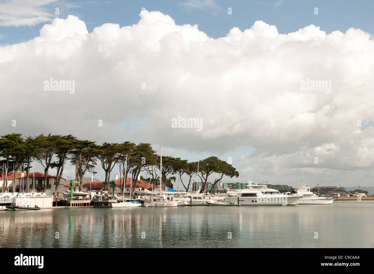 Marina Fishermans Wharf en San Francisco, California, EE.UU. Foto de stock