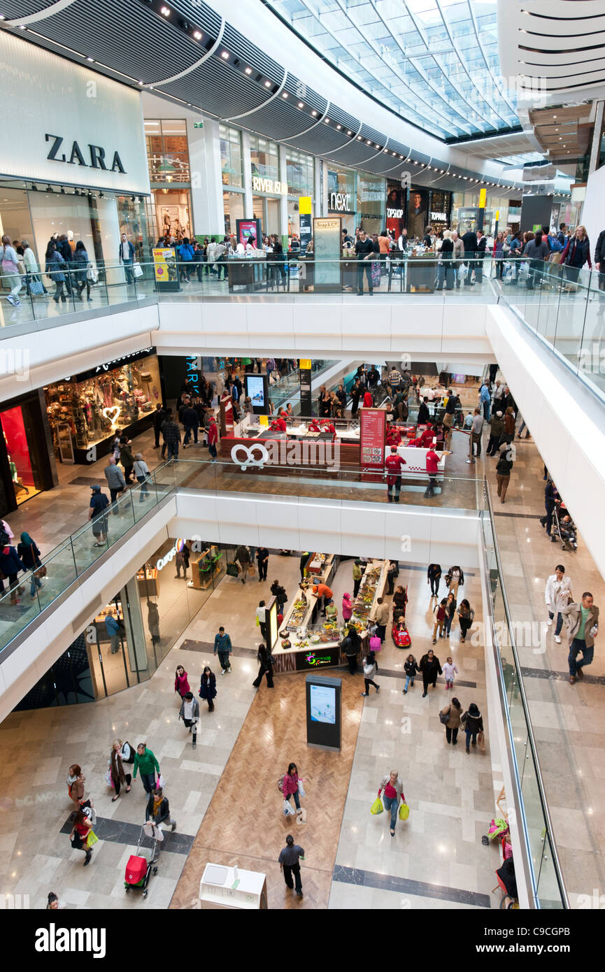 Westfield Stratford City Shopping Mall, Londres, Inglaterra, Reino Unido  Fotografía de stock - Alamy