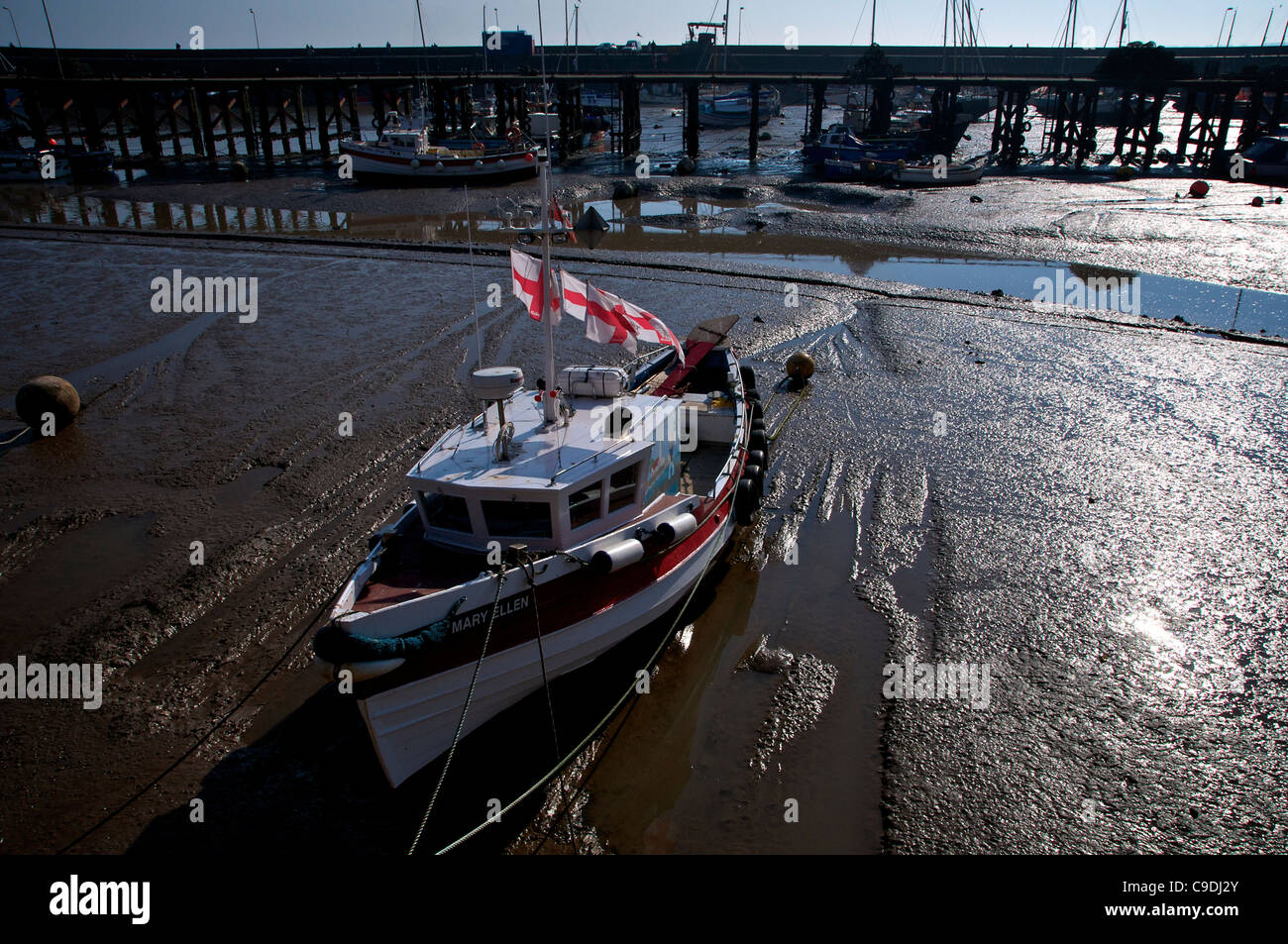 Bridlington East Riding de Yorkshire UK Puerto Puerto Mar Embarcaciones Foto de stock