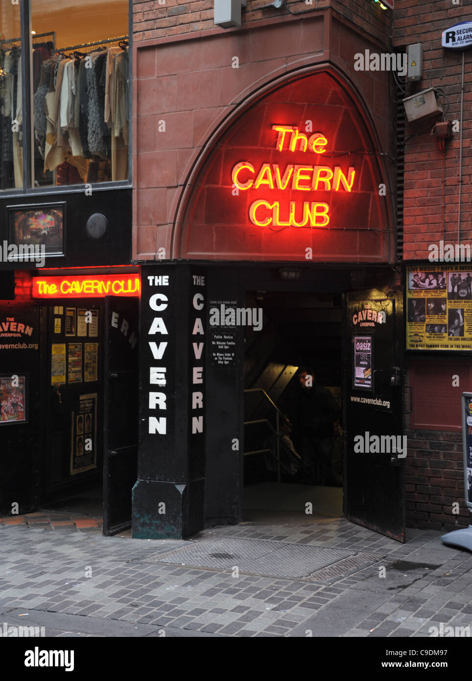 El Cavern Club, Liverpool, Merseyside, Inglaterra, Reino Unido Foto de stock