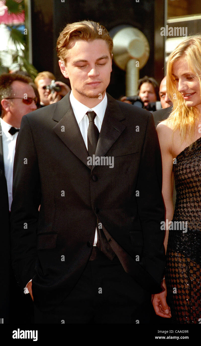 Mayo 17, 2003; Cannes , RIVIERA FRANCESA, Francia; Leonardo Dicaprio en Gangs of New York Premiere obligatorio crédito: Foto por Frederic Injimbert/ZUMA Press. (©) Copyright 2003 por Frederic Injimbert Foto de stock