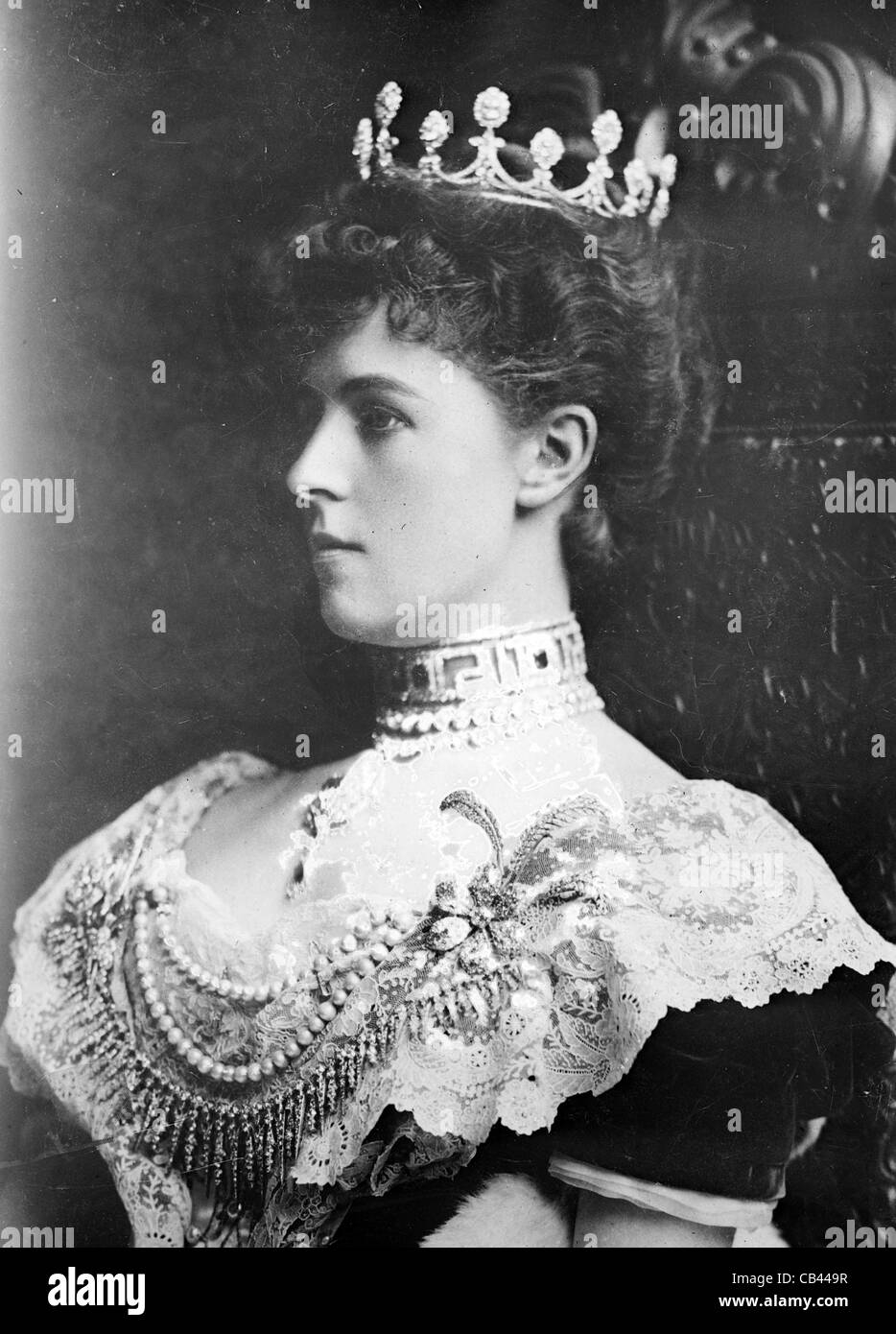 Violeta Ida Eveline Herbert, Condesa de Powis y 16a la Baronesa Darcy de Knayth fue un par británico Foto de stock