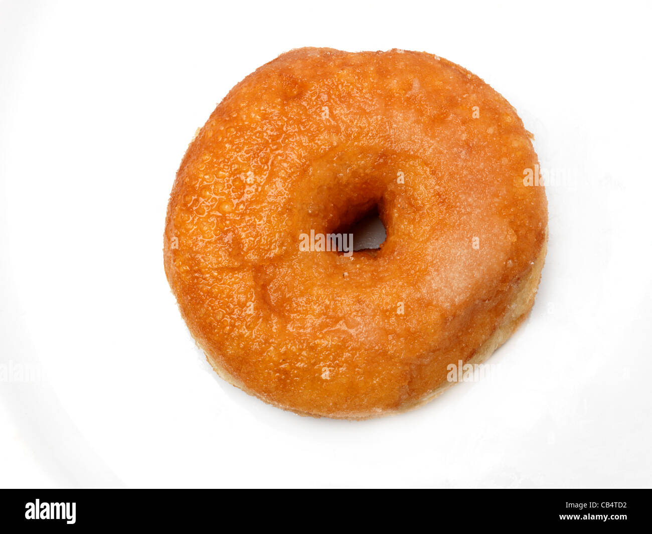 Un anillo Donut azucaradas Foto de stock