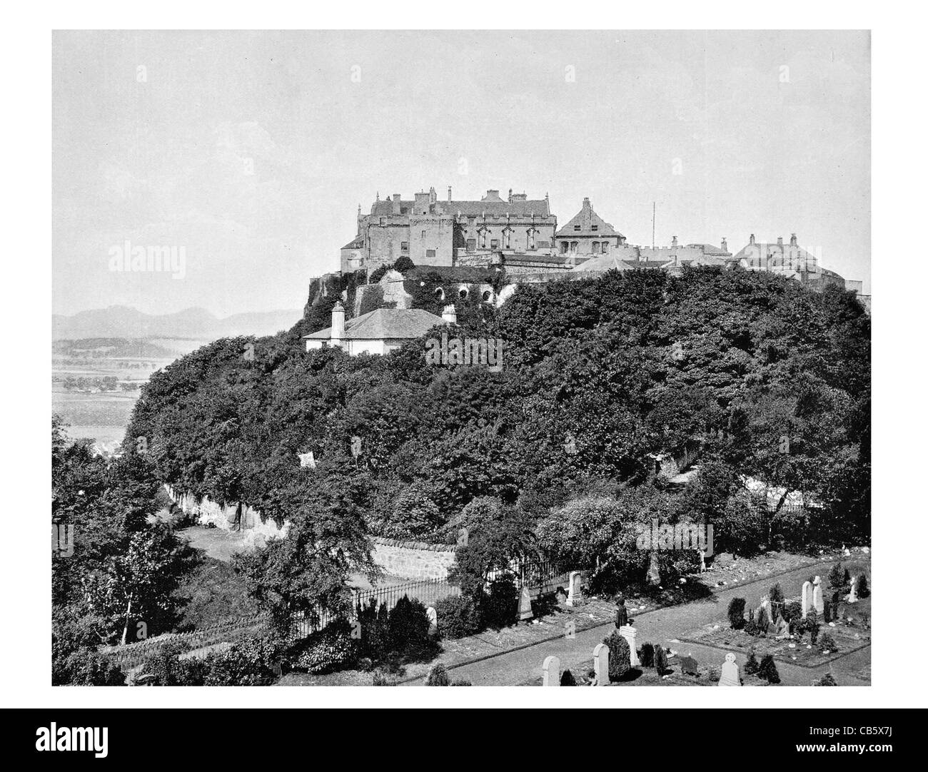 Castillo de Stirling, Escocia programado antiguo monumento turístico Historic Scotland Foto de stock