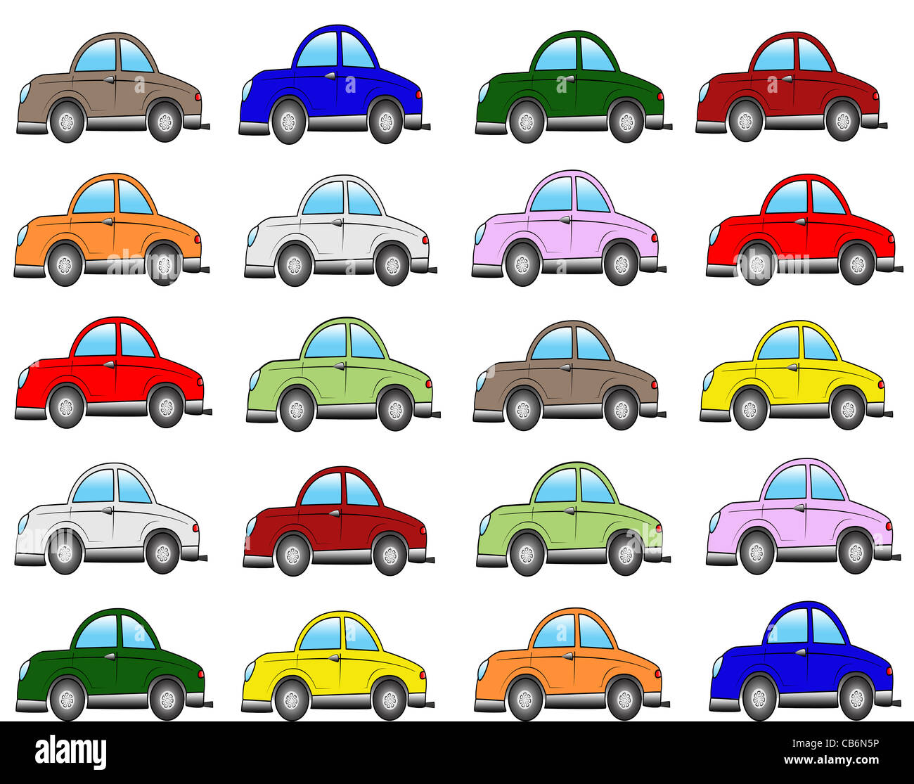 dibujos animados de coches Fotografía de stock - Alamy