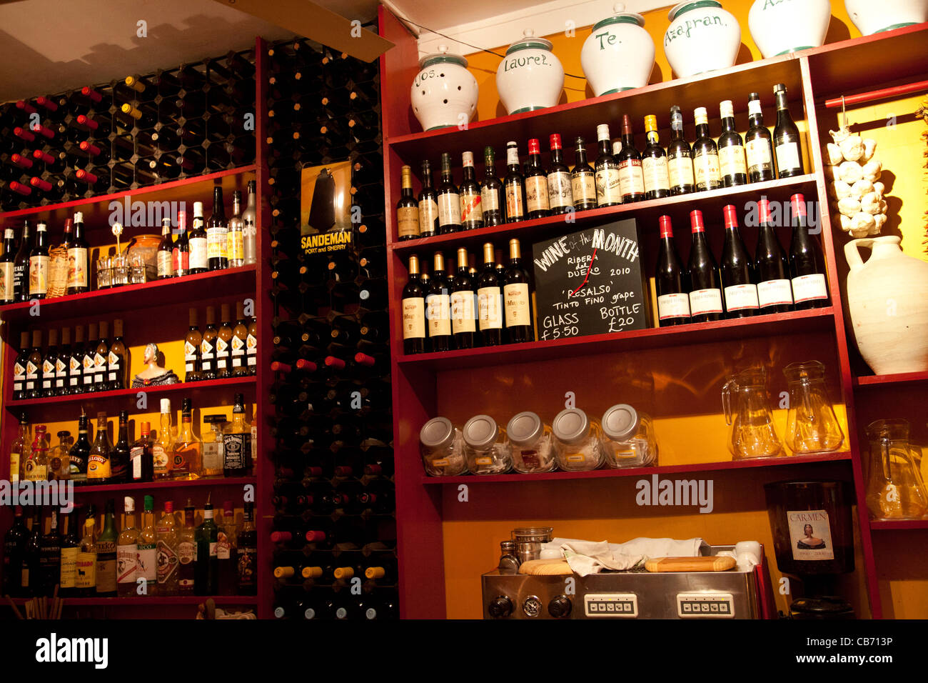 Carmen Tapas Bar en Clapham Londres Fotografía de stock Alamy