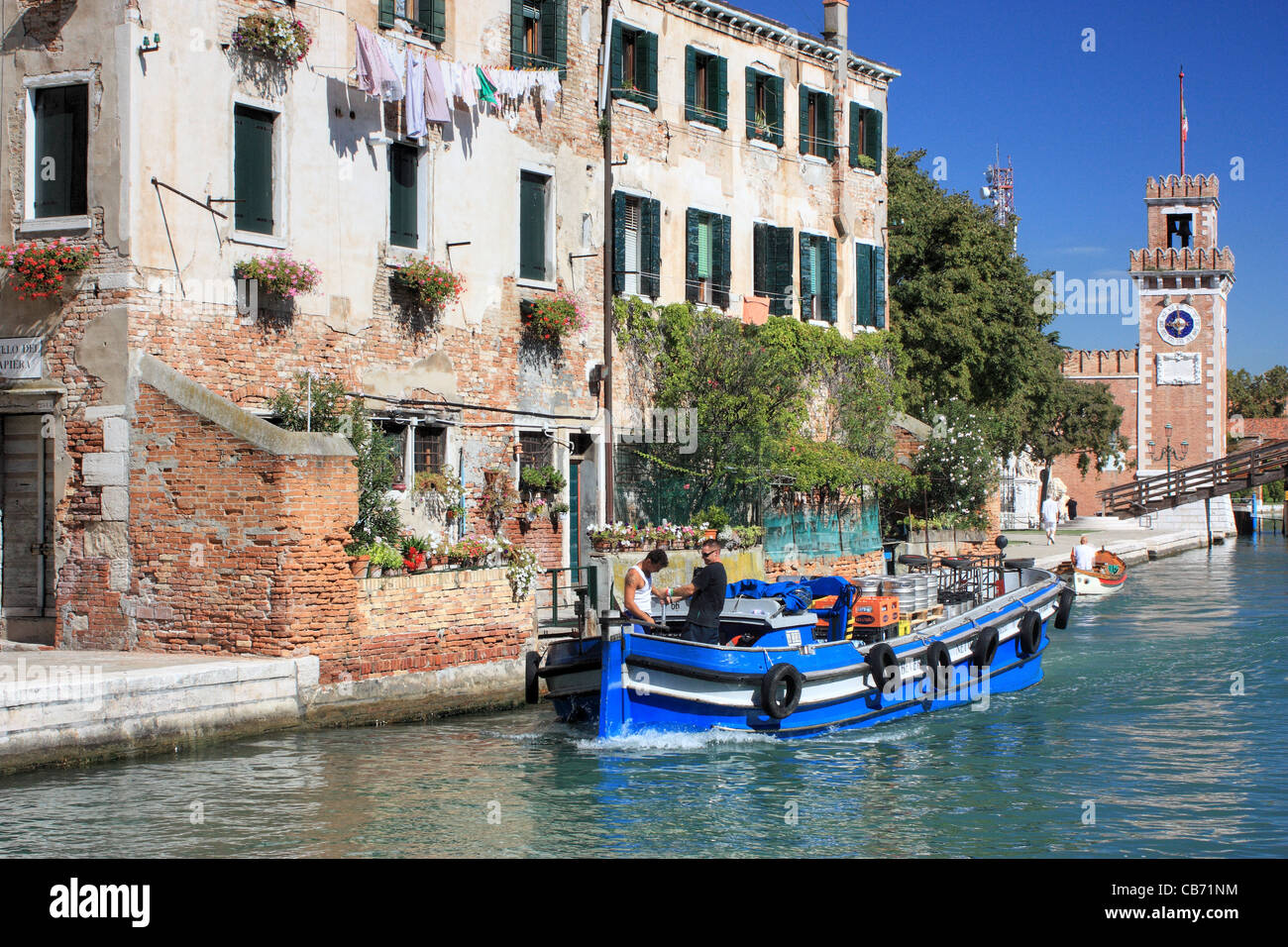 Castello, Venecia, Italia Foto de stock