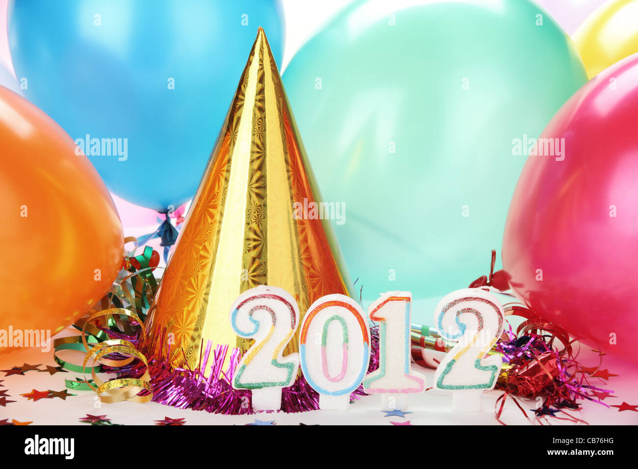 Decoración de Año Nuevo 2012 Foto de stock